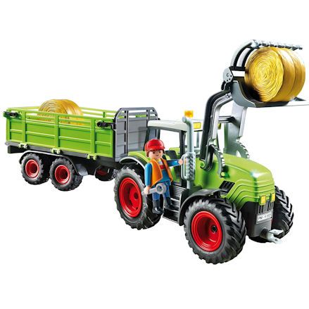 5121: Tractor with Loader Trailer, Figure Toy Farmers