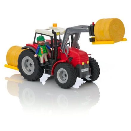 PLAYMOBIL Country Tractor with Shovel and Trailer REF 6130s 4 Years